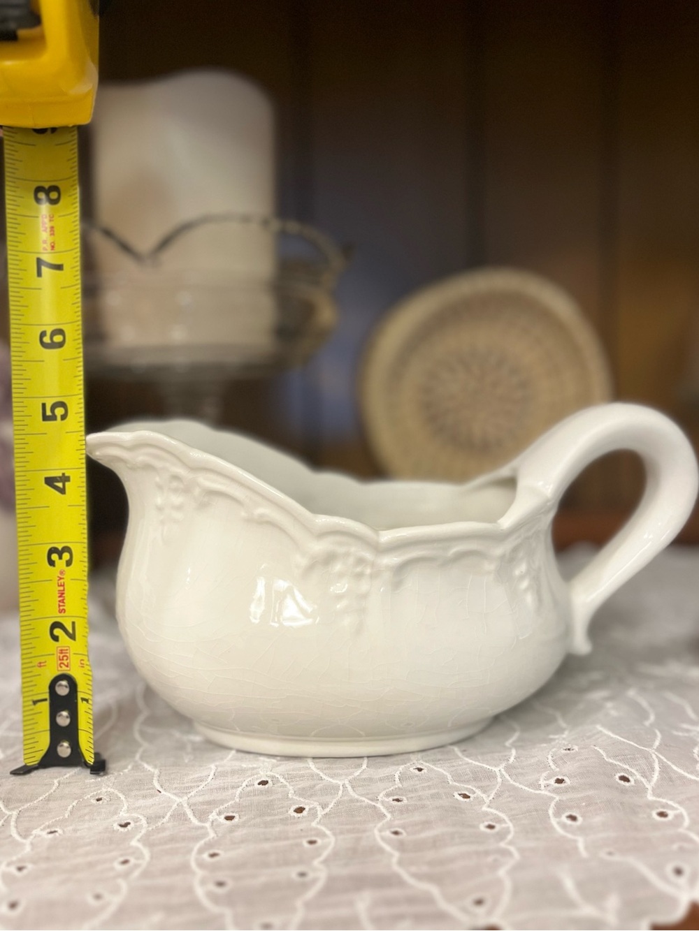 Vintage Elios Ceramic Gravy Boat with Matching Underplate Saucer, made in Italy - Picture 2 of 7